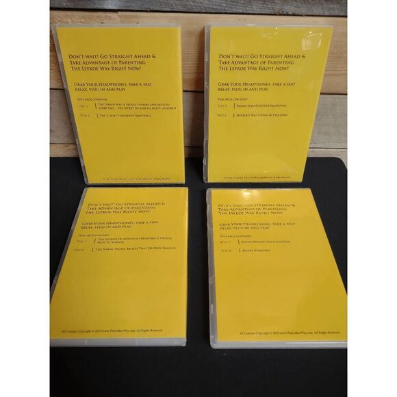 Parenting the Lefkoe Way 8 CD Set Complete - Picture 6 of 6